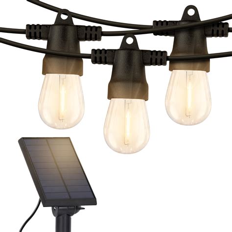 Brightech Ambience Pro Solar Powered Outdoor String Lights, 27 ft.
